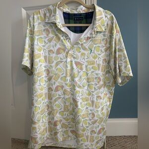 William Murray Golf Tropical Print Golf Polo